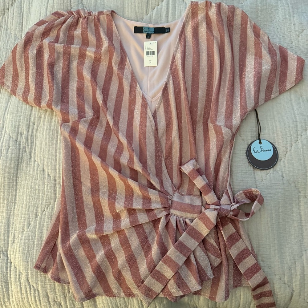 Anthropologie Eva Franco Sweetwater Wrap Top - Picture 5 of 7